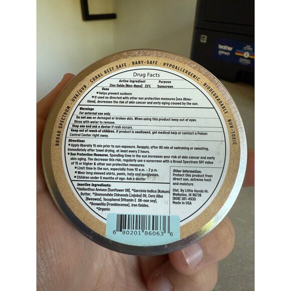 Little Hands Hawaii Mineral Sunscreen Medium Neutral 3.4 oz NEW UNOPENED - Picture 2 of 2